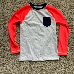 J. Crew Kids Crewcuts Swim Rash Guard Swim Shirt Sz XS (4-5)